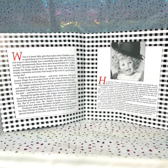 Vintage Ashton-Drake Galleries Porcelain Doll, Peanut, My Heart Belongs to Daddy - Picture 9 of 10